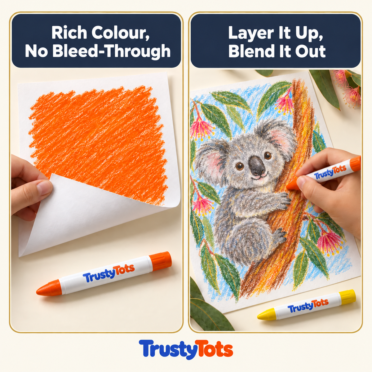 TrustyTots™ Washable Twist Crayons