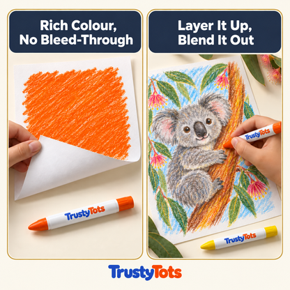 TrustyTots™ Washable Twist Crayons