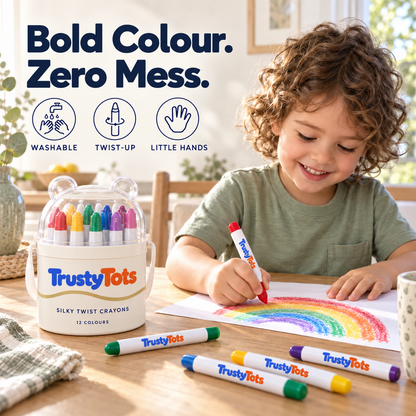 TrustyTots™ Washable Twist Crayons