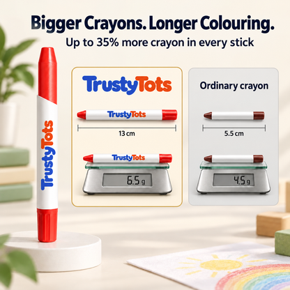 TrustyTots™ Washable Twist Crayons