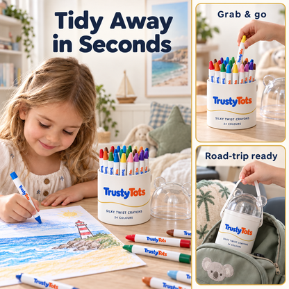 TrustyTots™ Washable Twist Crayons