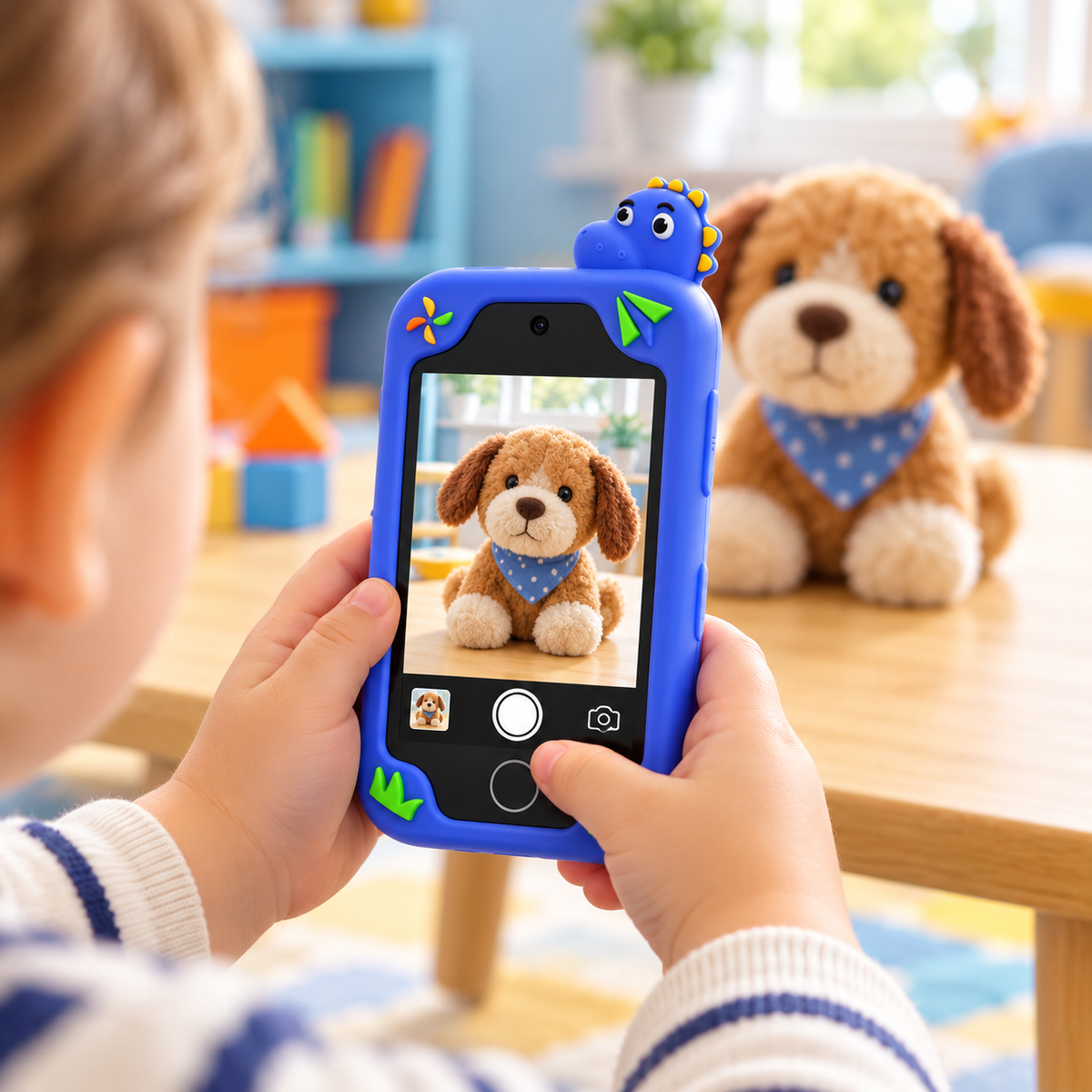 TrustyTots toy smartphone camera